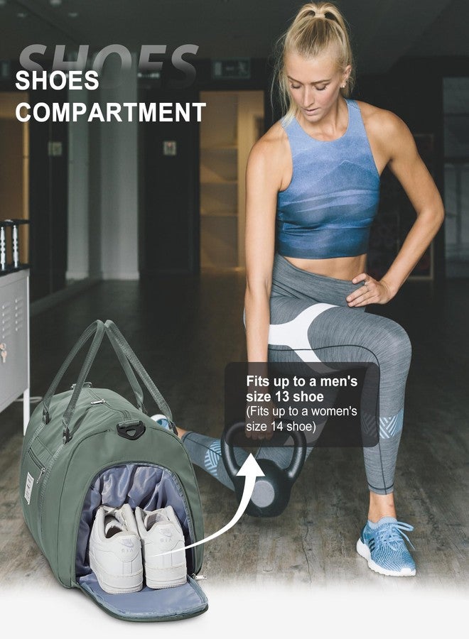 WISEPACK Gym Bag Womens Mens with Shoes Compartment and Wet Pocket Travel Duffel Bag for Women for Plane Sport Gym Tote Bags Swimming Yoga Waterproof Weekend Overnight Carry on Bag Hospital Holdalls - Image 5